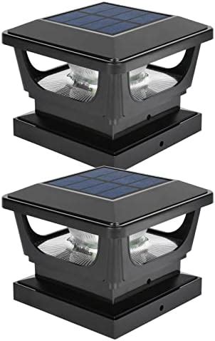 solar powered fence post lights|Amazon.com: Sumaote.